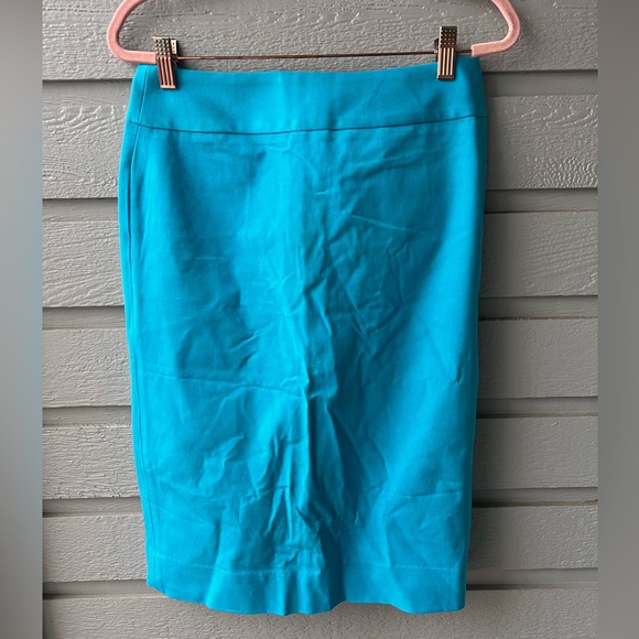 Banana Republic Skirts Nwt Banana Republic Turquoise Yellow Stretch